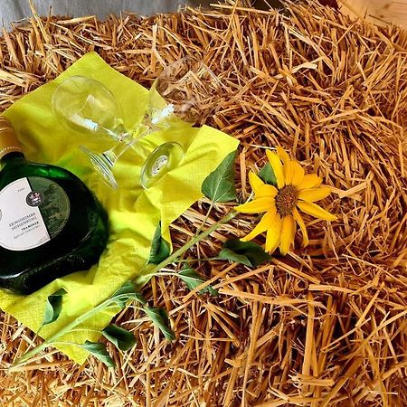 Schlaffass Mit Wellness In Alter Scheune Seinsheim Exterior foto
